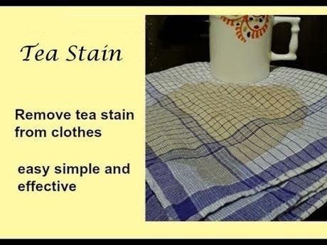 How To Remove Tea Stains From Clothes?  