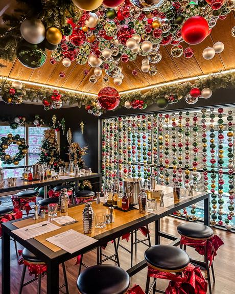 The Hideout Christmas Bar at th Season of joy celebration at Sawmill Creek resort in Sandusky, Ohio. 