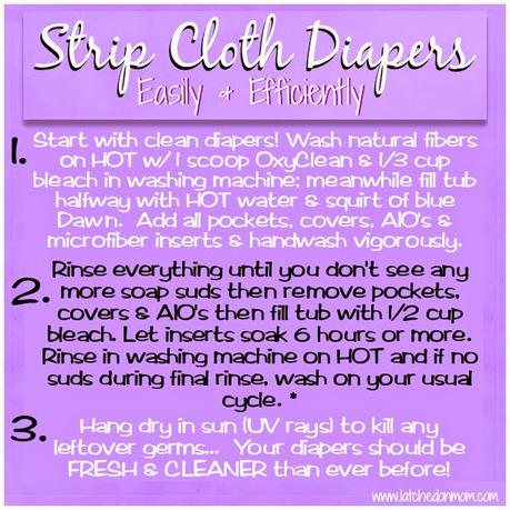 How To Strip Cloth Diapers?  