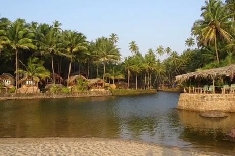 Witness the river at Cola Beach, one of the gorgeous hidden places in Goa