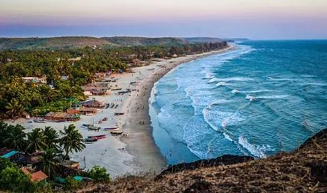 Find yourself in the middle of Arambol beach, one of the perfect hidden places in Goa