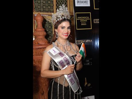 Actress Aastha Rawal crowned with Miss Continental International 2023 Actress Aastha Rawal crowned with Miss Continental International 2023