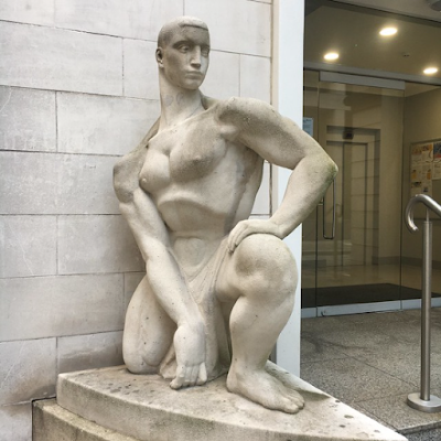 Youth by William Dudeney – a lovely statue near Gough Square