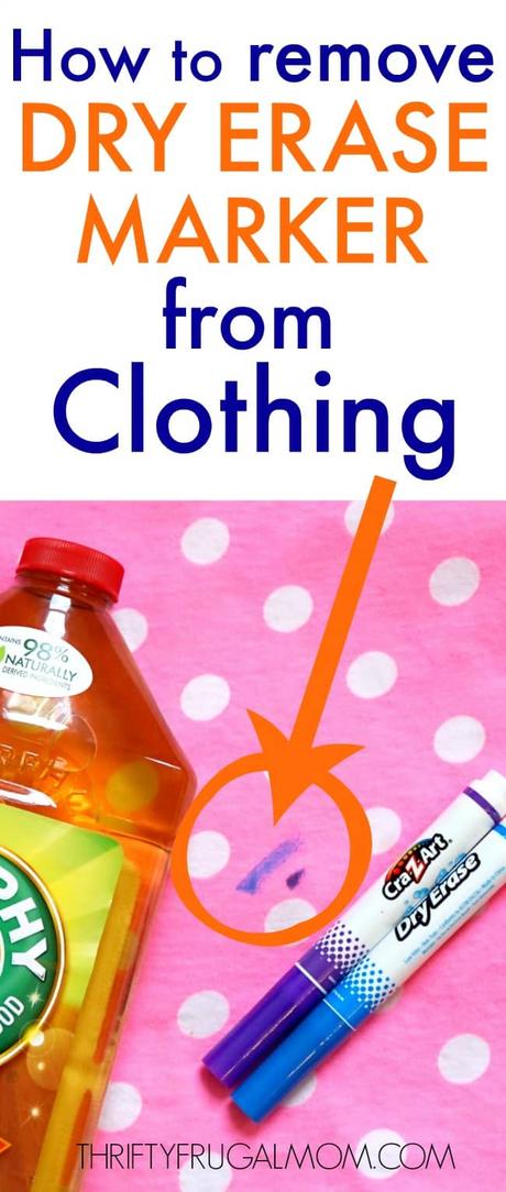 How To Remove Washable Markers From Clothing Or Fabrics?  