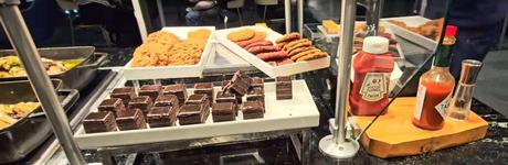 Both Floors of Centurion Lounge at JFK's T4 Have Food Options
