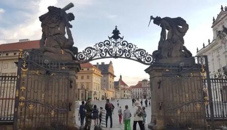 Prague castle entrance