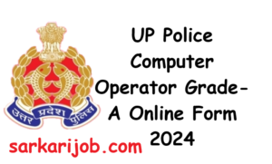 UP Police Computer Operator Grade-A Online Form 2024