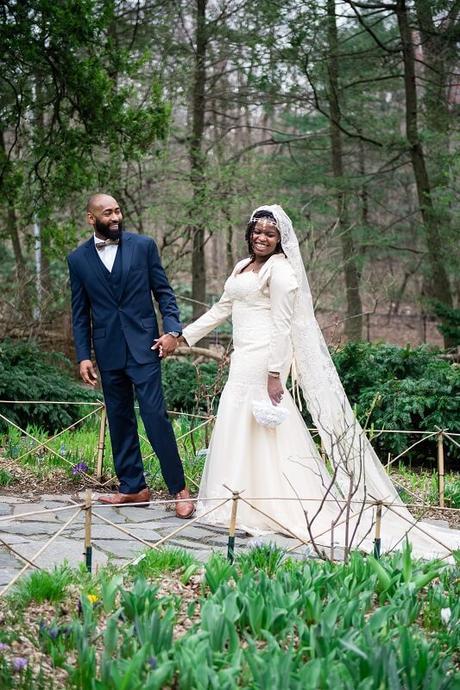 Enese and Ibrahima’s Wedding in the Shakespeare Garden