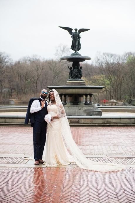 Enese and Ibrahima’s Wedding in the Shakespeare Garden