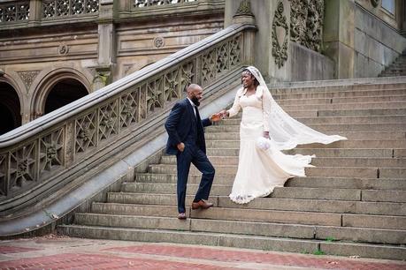 Enese and Ibrahima’s Wedding in the Shakespeare Garden