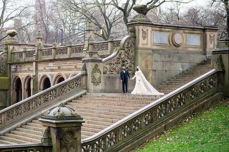 Enese and Ibrahima’s Wedding in the Shakespeare Garden