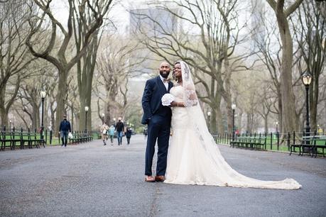 Enese and Ibrahima’s Wedding in the Shakespeare Garden