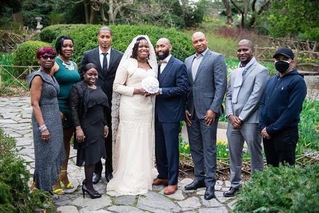 Enese and Ibrahima’s Wedding in the Shakespeare Garden