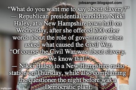 Nikki Haley Takes A Stand (SATIRE)