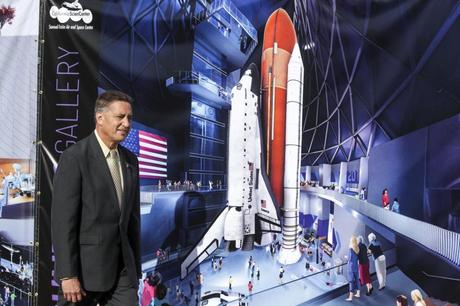 Space Shuttle Endeavor’s giant orange external tank begins its final journey