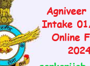 Agniveer Vayu Intake 01/2025 Online Form 2024