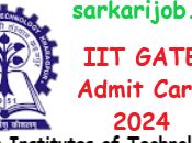 GATE Admit Card 2024