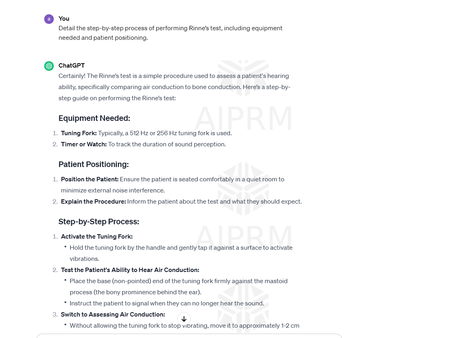 CHTGTP PROMPT FOR MEDICAL STUDENTS
