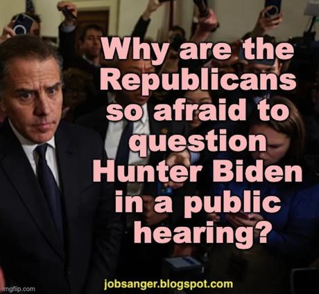 Hunter Says He'll Testify In Public - Why Won't GOP Let Him?