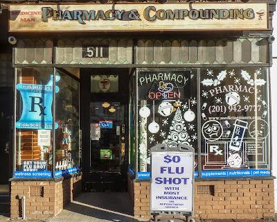 Some store fronts on Washington Street in Hoboken