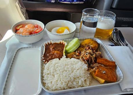 Nasi Lemak Lunch for Singapore - Siem Reap Business Class Flight