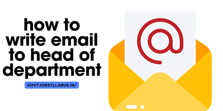how to write email to head of department how to write email to head of department