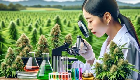 identifying high quality hemp buds