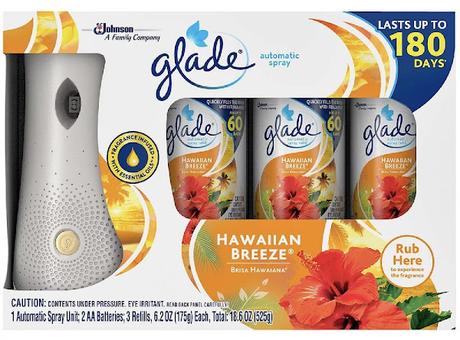 Image: Glade Automatic Spray Air Freshener 1 Holder + 3 Refills - Hawaiian Breeze