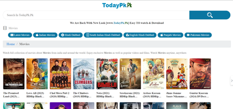 Online movies 2025 watch todaypk