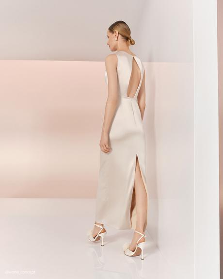 wona concept mother of the bride dresses beige simple open back
