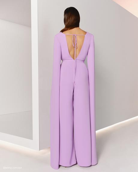 wona concept mother of the bride dresses lavender jumpsuit with v back
