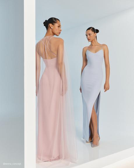 wona concept bridesmaid dresses simple with slit sexy