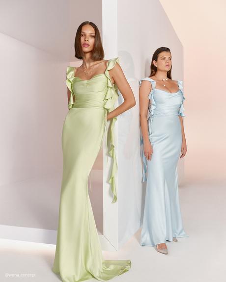 wona concept bridesmaid dresseslong silk sexy