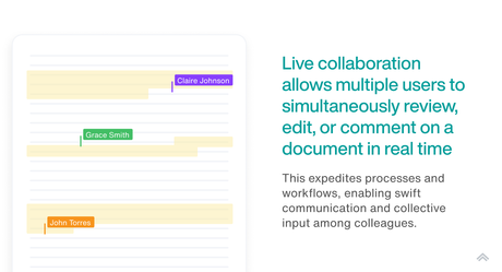 Live Collaboration Features: