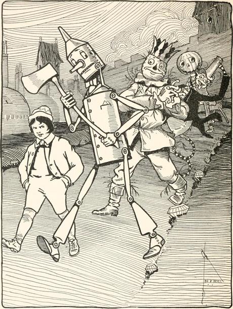 Reading The Marvelous Land of Oz by L. Frank Baum