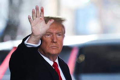 Donald Trump appears in public with red marks on his right hand, setting off a whirlwind of speculation online about the cause. The No. 1 guess? Syphilis