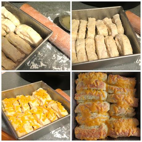 How to make Cheesy Butter Biscuit Sticks