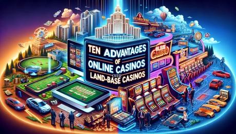 Ten Advantages of Online Casinos Over Land-Based Ones