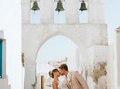 Summer Wedding Santorini with Delicate Hues Daisy Kyle