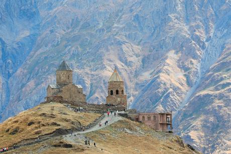 Gergeti Trinity Church Holy Trinity Church near gergeti kazbegi georgia