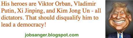 Trump's Love For Dictators Should Disqualify Him With Voters