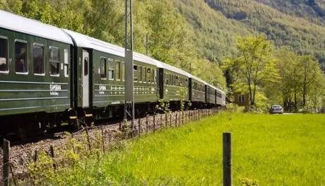 beautiful view from the train