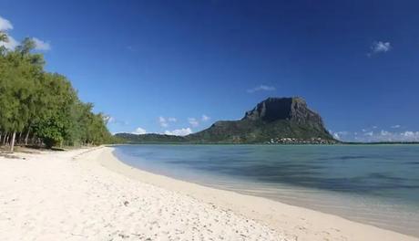 Beautiful blue beach