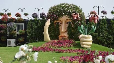 Miracle Garden is the biggest and most beautiful flower garden