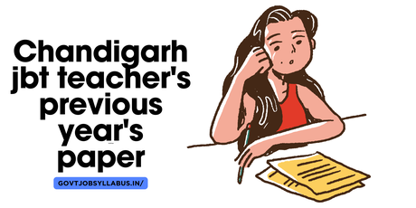 chandigarh jbt teacher previous year paper