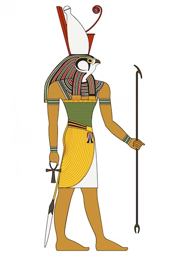 Egyptian God Horus associated with Hawks and falcon