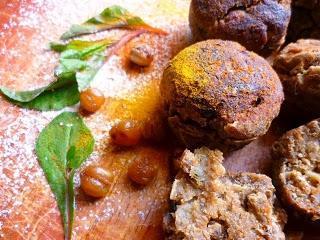 Red lentil and chard falafel Red lentil and chard falafel