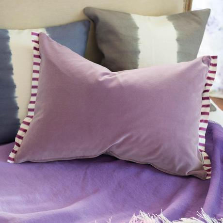 Varese Crocus Elegant Velvet Throw Pillow by Designers Guild