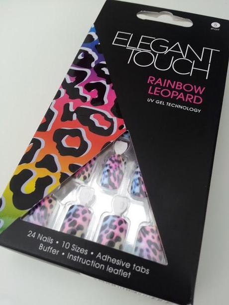Review: Elegant Touch Rainbow Leopard Nails