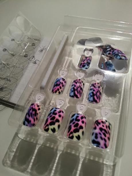 Review: Elegant Touch Rainbow Leopard Nails